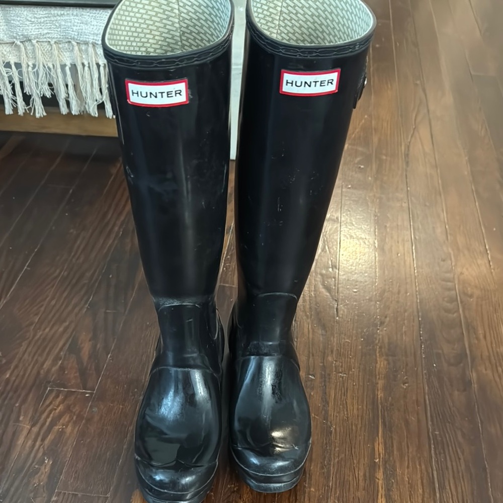 Hunter Classic Black Tall Boots
